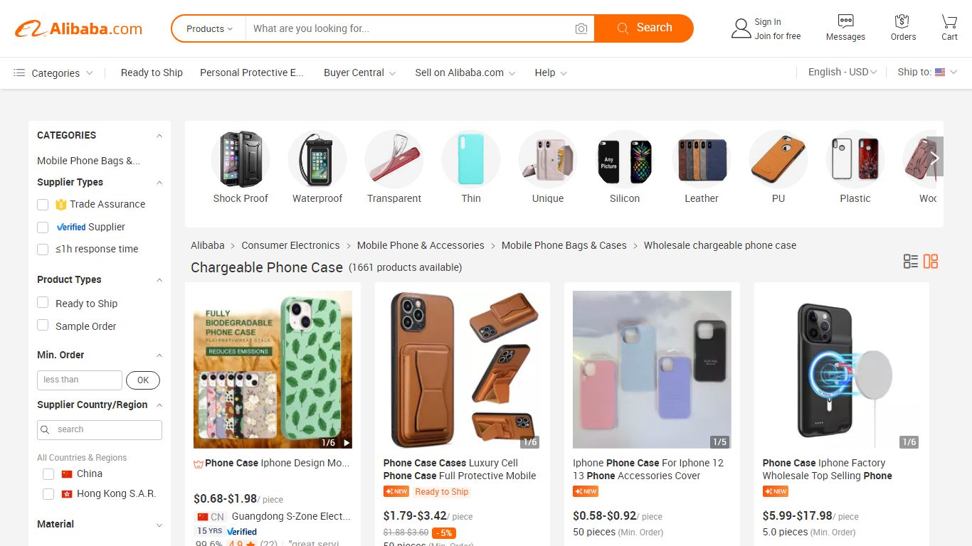Premium chargeable phone case At Unrivaled Deals Hot ... - Alibaba